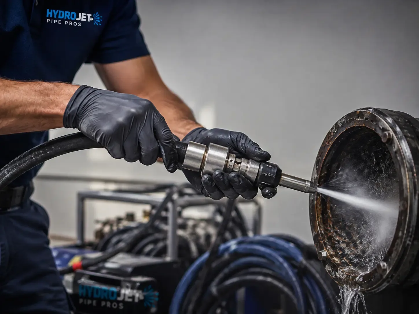 Hydro Jet Pipe Descaling in Issue, MD
